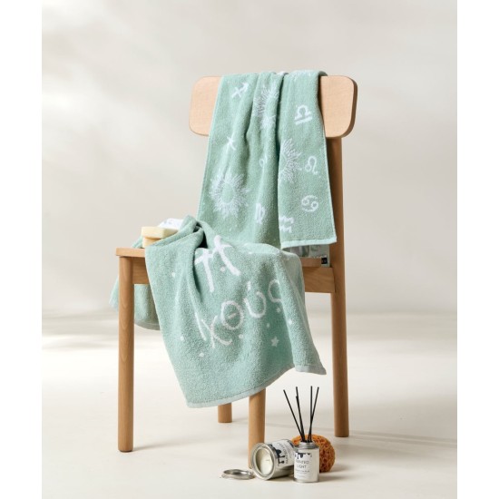Πετσέτες Σετ Versus Astrology Ixthis Jacquard Cotton Kentia (50x90) 2Τεμ