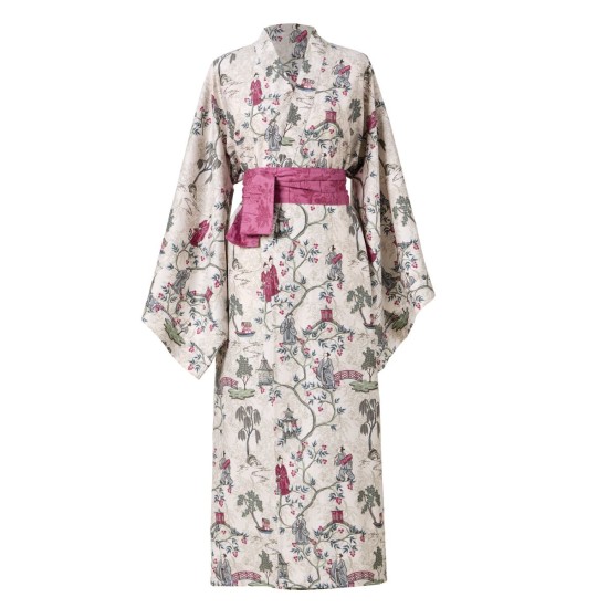 Κιμονό Μακρύ Stylish Ugetsu 15 210TC Satin Cotton Kentia 1Τεμ