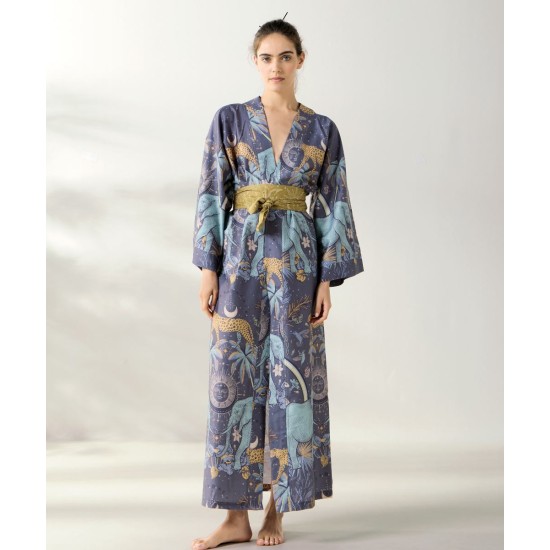 Κιμονό Μακρύ Stylish Trainor 210TC Satin Cotton Kentia 1Τεμ