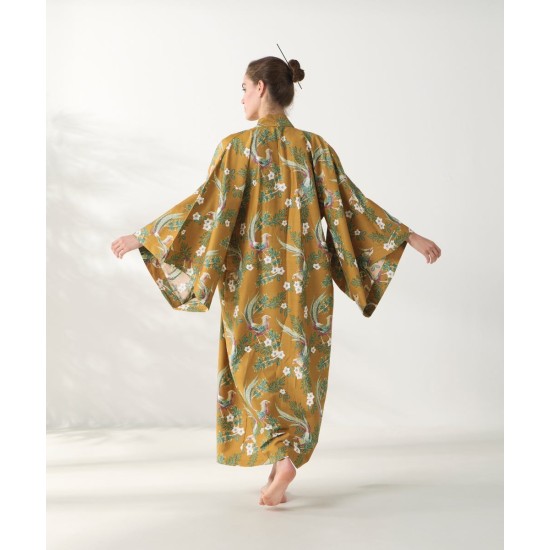 Κιμονό Μακρύ Stylish Napoleon 300TC Satin Cotton Kentia 1Τεμ