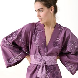 Κιμονό Μακρύ Stylish Gaya 300TC Satin Cotton Kentia 1Τεμ