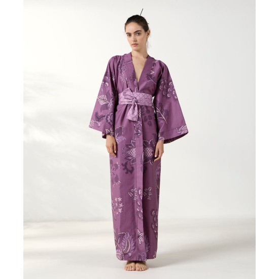 Κιμονό Μακρύ Stylish Gaya 300TC Satin Cotton Kentia 1Τεμ