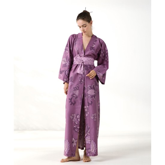 Κιμονό Μακρύ Stylish Gaya 300TC Satin Cotton Kentia 1Τεμ