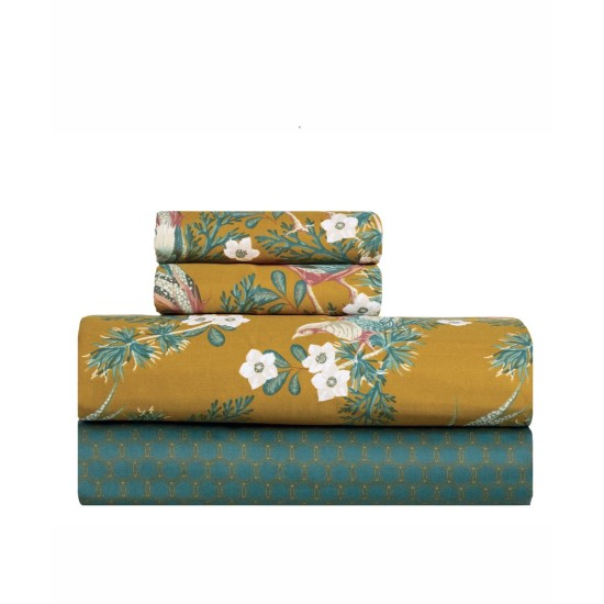 Σεντόνια Υπέρδιπλα Σετ Stylish Napoleon 300TC Satin Cotton Kentia (240x270) 4Τεμ