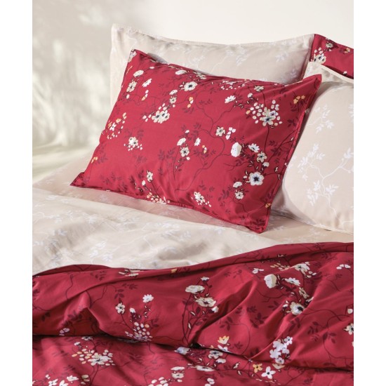 Παπλωματοθήκη Υπέρδιπλη Σετ Stylish Ofilia 300TC Satin Cotton Kentia (220x240+1) 3Τεμ
