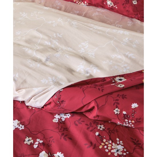 Παπλωματοθήκη Υπέρδιπλη Σετ Stylish Ofilia 300TC Satin Cotton Kentia (220x240+1) 3Τεμ