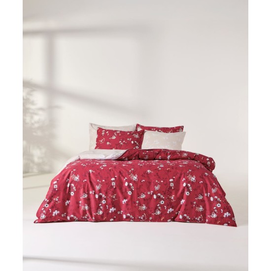 Παπλωματοθήκη Υπέρδιπλη Σετ Stylish Ofilia 300TC Satin Cotton Kentia (220x240+1) 3Τεμ