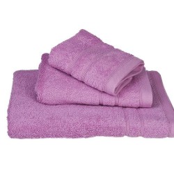 Πετσέτα Χεριών Solid Pennie 500gsm Lilac Cotton Komvos (30x50) 1Τεμ