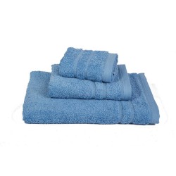 Πετσέτα Χεριών Solid Pennie 500gsm Light Blue Cotton Komvos (30x50) 1Τεμ