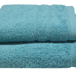 Πετσέτα Χεριών Solid Pennie 500gsm Petrol Cotton Komvos (30x50) 1Τεμ