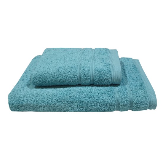 Πετσέτα Χεριών Solid Pennie 500gsm Petrol Cotton Komvos (30x50) 1Τεμ