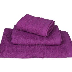 Πετσέτα Χεριών Bath Towels Pennie 500gr Mauve Cotton Komvos (30x50) 1Τεμ