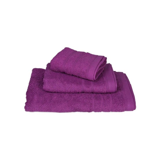 Πετσέτα Χεριών Bath Towels Pennie 500gr Mauve Cotton Komvos (30x50) 1Τεμ
