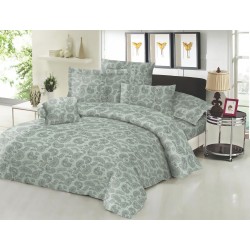 Σεντόνια Μονά Σετ Cotton Line Printed Lahor Aqua Komvos (100x200+22 ) Με Λάστιχο 3Τεμ Σεντόνια Μονά Σετ Cotton Line Printed Lahor Aqua Komvos (100x200+22 ) Με Λάστιχο 3Τεμ