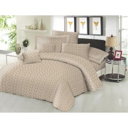 Σεντόνια Μονά Σετ Cotton Line Printed Fern Beige Komvos (100x200+22 ) Με Λάστιχο 3Τεμ Σεντόνια Μονά Σετ Cotton Line Printed Fern Beige Komvos (100x200+22 ) Με Λάστιχο 3Τεμ