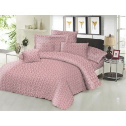 Κατωσέντονο Διπλό Cotton Line New Printed Fern Rotten Apple Komvos (150x200+22) Με Λάστιχο 1Τεμ