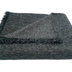 Ριχτάρι Πολυθρόνας Chenille Ψάθα Sky Grey Komvos (180x180) 1Τεμ