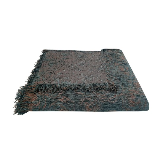 Ριχτάρι Τριθέσιου Rose Sky Grey Chenille Komvos (180x280) 1Τεμ