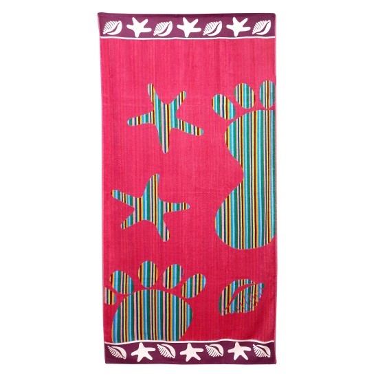 Πετσέτα Θαλάσσης Beach Design 9 Jacquard Cotton Komvos (85x160) 1Τεμ