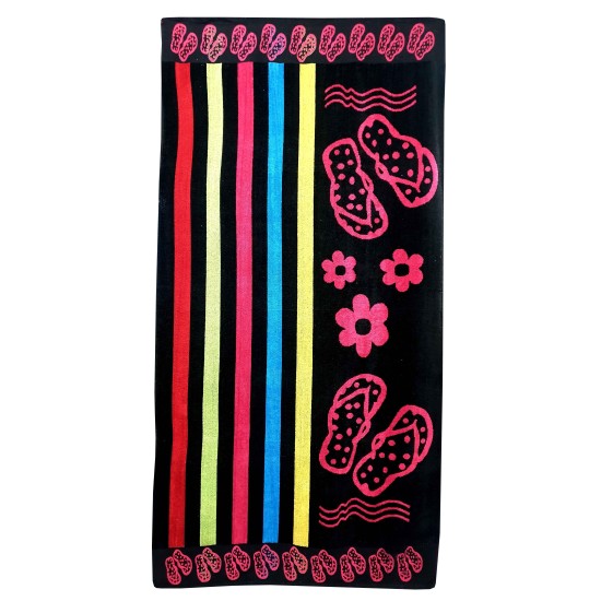Πετσέτα Θαλάσσης Beach Design 12 Jacquard Cotton Komvos (85x160) 1Τεμ