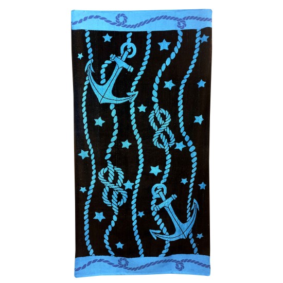 Πετσέτα Θαλάσσης Beach Design 13 Jacquard Cotton Komvos (85x160) 1Τεμ