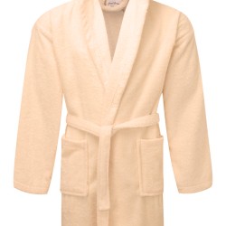 Μπουρνούζι Με Κουκούλα Bathrobe Light Pink Cotton Komvos 1Τεμ