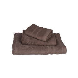 Πετσέτα Προσώπου Solid Pennie 500gsm Brown Cotton Komvos (50x90) 1Τεμ