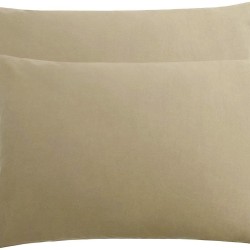 Μαξιλαροθήκες Σετ Premium Beige Cotton Le Blanc (50x70) 2Τεμ