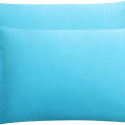 Μαξιλαροθήκες Σετ Premium Turquoise Cotton Le Blanc (50x70) 2Τεμ