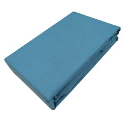 Πανωσέντονο King Size Premium Solid Petrol Cotton Le Blanc (250x270) 1Τεμ