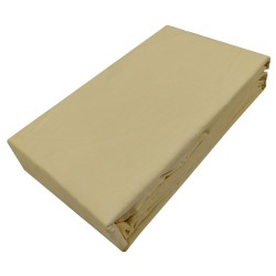 Κατωσέντονο Μονό Premium Solid L.Yellow Cotton Le Blanc (100x200+33) Με Λάστιχο 1Τεμ