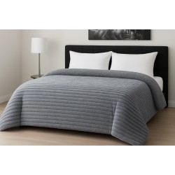 Κουβερτοπάπλωμα Μονό Flannel Comfort Rib Light Grey Le Blanc (160x220) 1Τεμ Κουβερτοπάπλωμα Μονό Flannel Comfort Rib Light Grey Le Blanc (160x220) 1Τεμ