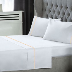 Σεντόνια Μονά Σετ Dyed Polycottton White Με Φυτίλι Le Blanc (170x270) 3Τεμ Σεντόνια Μονά Σετ Dyed Polycottton White Με Φυτίλι Le Blanc (170x270) 3Τεμ
