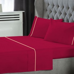 Σεντόνια Μονά Σετ Dyed Polycottton Cherry Με Φυτίλι Le Blanc (170x270) 3Τεμ Σεντόνια Μονά Σετ Dyed Polycottton Cherry Με Φυτίλι Le Blanc (170x270) 3Τεμ