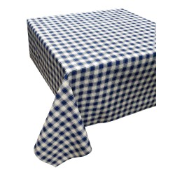Τραπεζομάντηλο Καρό Design-1 Blue Polycotton Le Blanc (140x140) 1Τεμ Τραπεζομάντηλο Καρό Design-1 Blue Polycotton Le Blanc (140x140) 1Τεμ