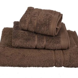 Πετσέτα Προσώπου Solid Pennie Brown 600gsm Cotton Le Blanc (50x95) 1Τεμ