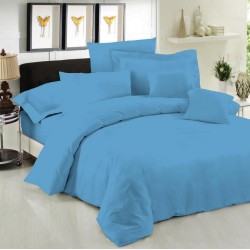 Μαξιλαροθήκες Σετ Dyed Polycotton Blue Le Blanc (50x70) 2Τεμ