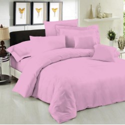 Κατωσέντονο Υπέρδιπλο Dyed Polycotton Lilac Le Blanc (160x200+35) Με Λάστιχο 1Τεμ