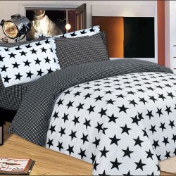 Πάπλωμα Υπέρδιπλο Σετ Premium Star Cotton Le Blanc (220x240) 3Τεμ