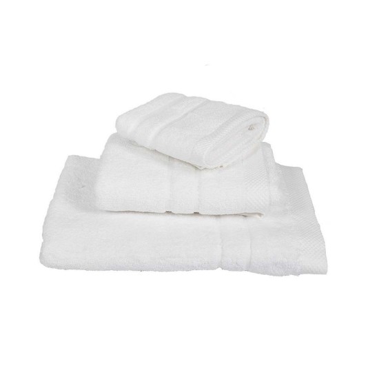 Πετσέτες Σετ Solid Pennie White 600gsm Cotton Le Blanc 3Τεμ