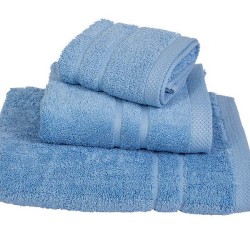 Πετσέτα Προσώπου Solid Pennie Light Blue 600gsm Cotton Le Blanc (50x95) 1Τεμ