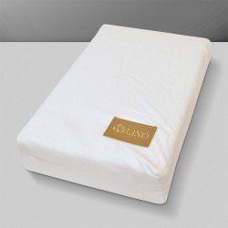 Πανωσέντονο Μονό Moderna White Cotton Lino (160x260) 1Τεμ
