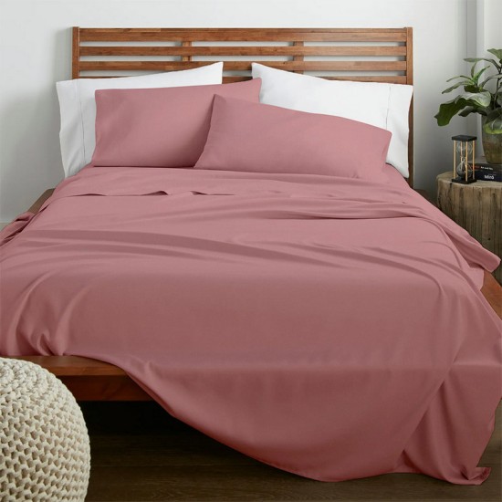 Πανωσέντονο Μονό Claro Rose Cotton Lino (170x260) 1Τεμ