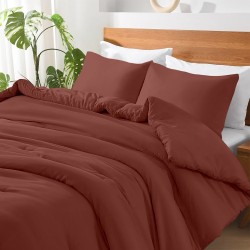 Μαξιλαροθήκες Σετ Basico Rose Polycotton Lino (50x70) 2Τεμ