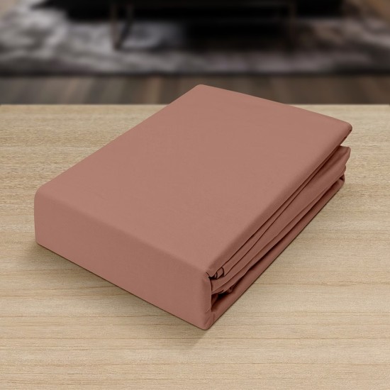 Μαξιλαροθήκες Σετ Basico Pudra Polycotton Lino (50x70) 2Τεμ