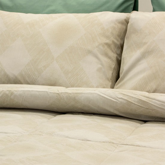 Κουβερλί Υπέρδιπλο Siroco Grey Cotton Lino (220x240) 1Τεμ