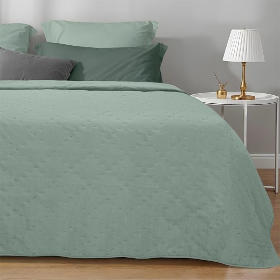 Κουβερλί Υπέρδιπλο Lipe Green Micro Lino (220x240) 1Τεμ