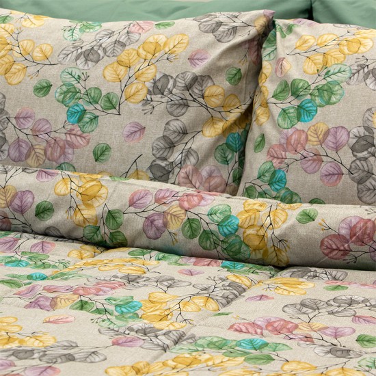 Πάπλωμα Υπέρδιπλο Vivid Beige Cotton Lino (220x240) 1Τεμ