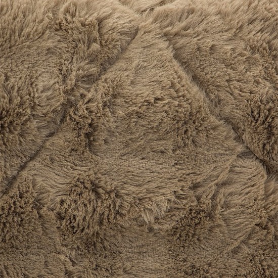 Κουβερτοπάπλωμα Γούνινο Υπέρδιπλο Conilio Beige 3D Rabbit Fur Lino (220x240) 1Τεμ