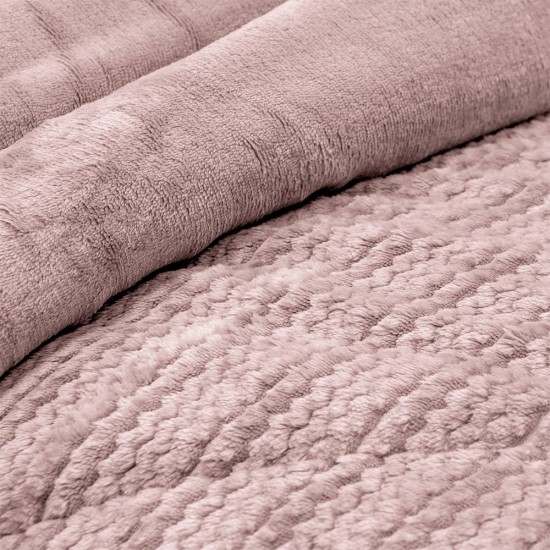 Κουβερτοπάπλωμα Υπέρδιπλο Stacy Lilac Lino (220x240) 1Τεμ